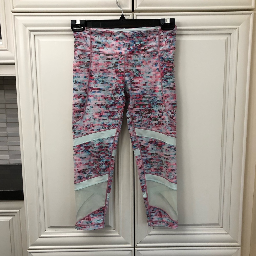 Ivivva by Lululemon girls crop leggings